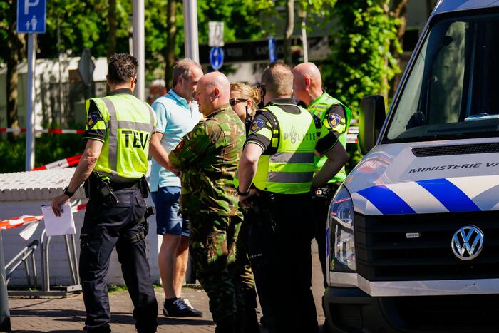 Plofkraak geldautomaat, EOD doet onderzoek naar achtergebleven explosieven