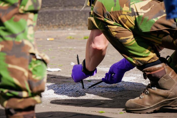 Plofkraak geldautomaat, EOD doet onderzoek naar achtergebleven explosieven