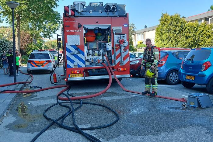 Brand in afzuigkap van flatwoning