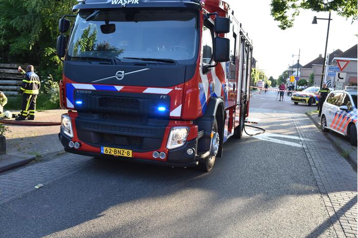 Veel rook bij brand in loods