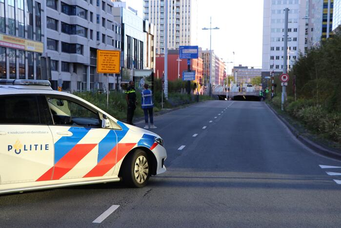 Meerdere disciplines oefenen in stationstunnel