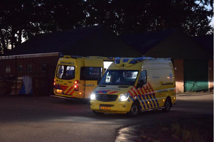 Personen raken te water na incident