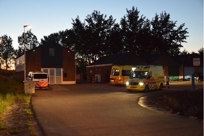 Personen raken te water na incident