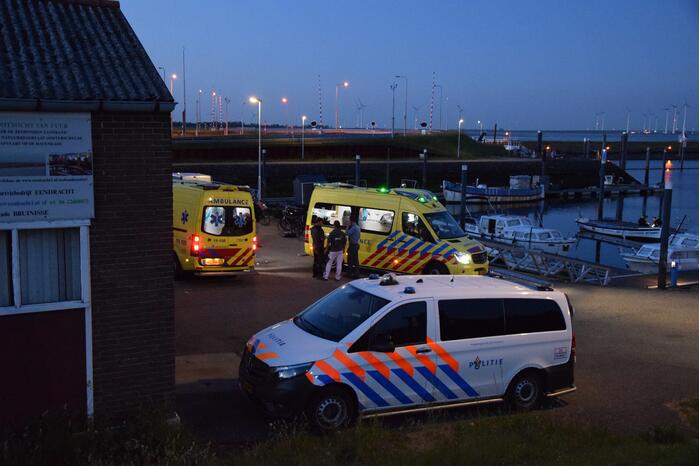 Personen raken te water na incident