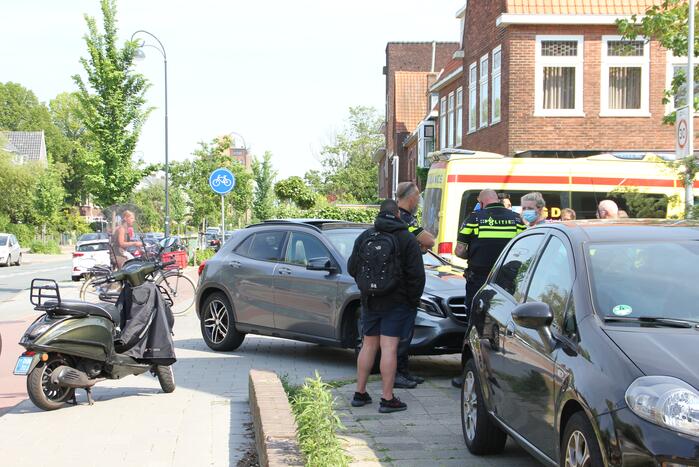 Scooterrijder gewond bij aanrijding