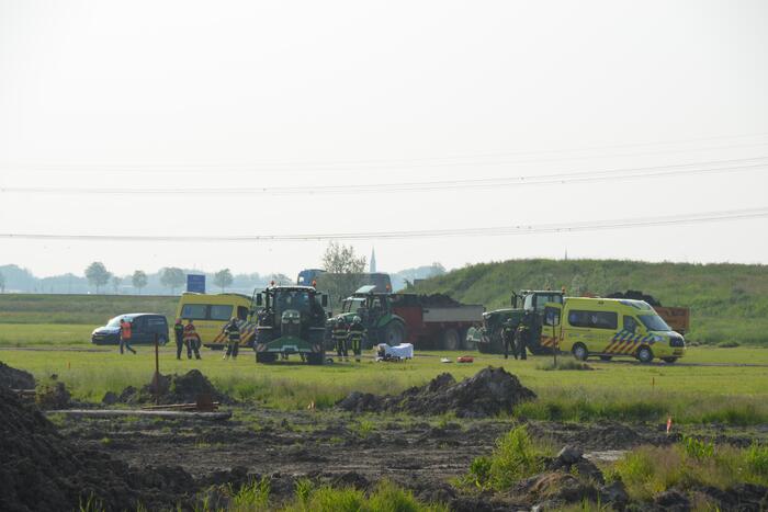 Gewonde bij ongeval met landbouwvoertuig