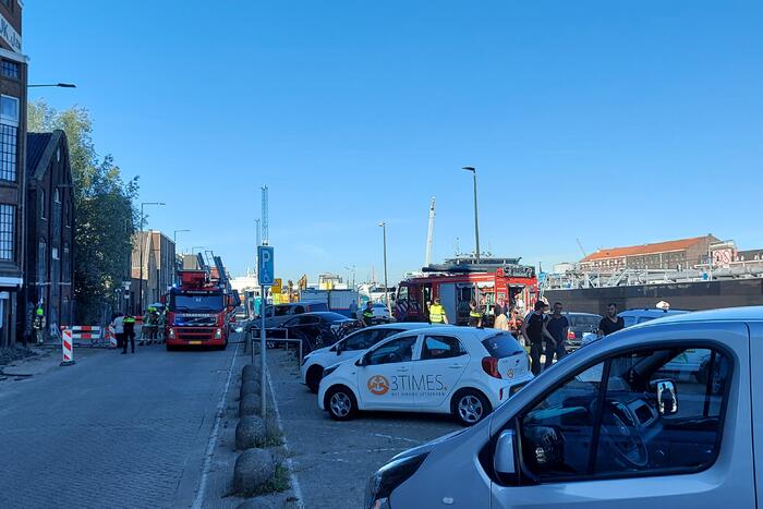 Rookontwikkeling in leegstaand pand