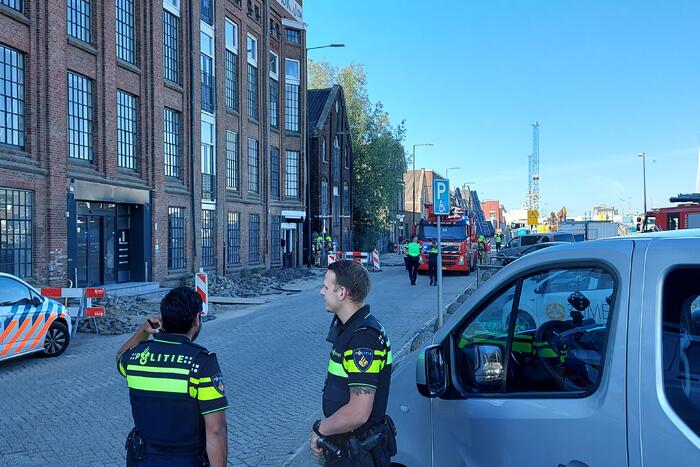 Rookontwikkeling in leegstaand pand