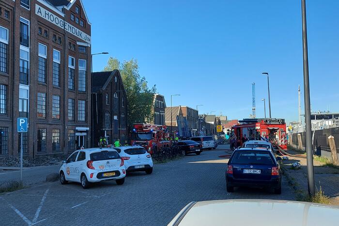 Rookontwikkeling in leegstaand pand