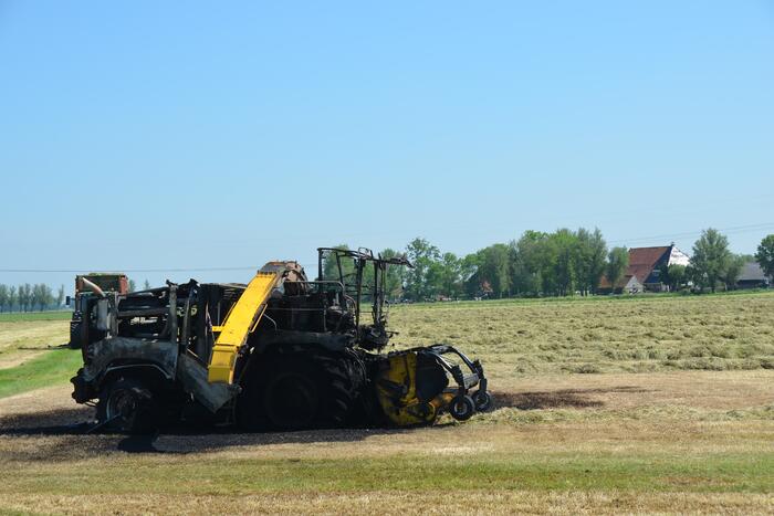 Maishakselaar uitgebrand tijdens werkzaamheden