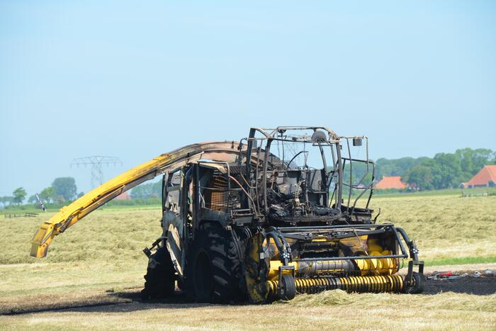 Maishakselaar uitgebrand tijdens werkzaamheden