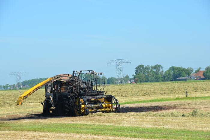Maishakselaar uitgebrand tijdens werkzaamheden