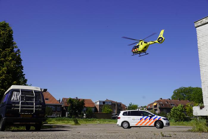 Traumahelikopter landt voor incident