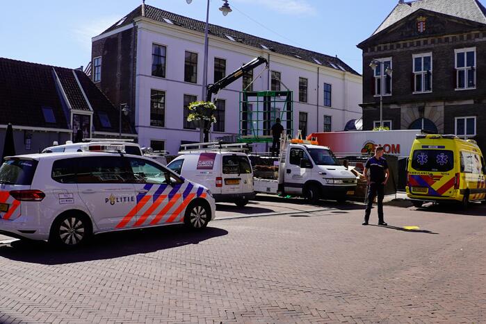 Traumahelikopter landt voor incident