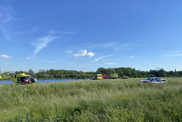 Grote zoekactie naar persoon te water