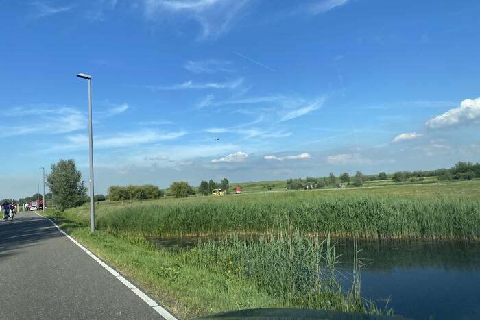Grote zoekactie naar persoon te water