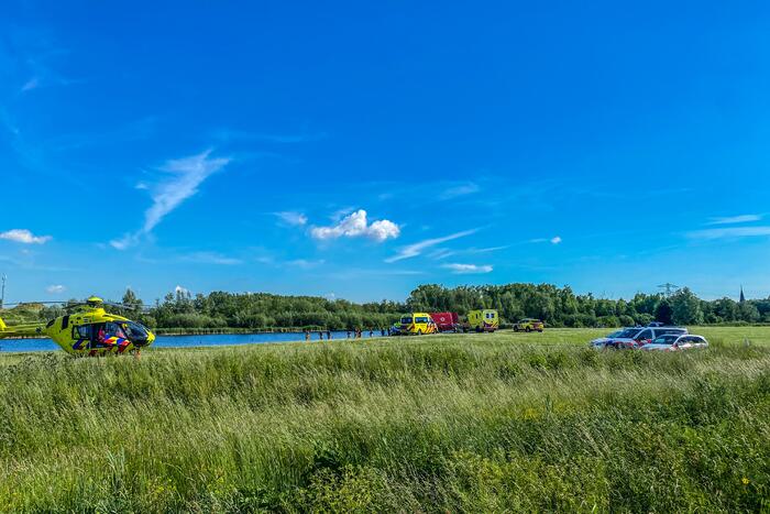 Grote zoekactie naar persoon te water