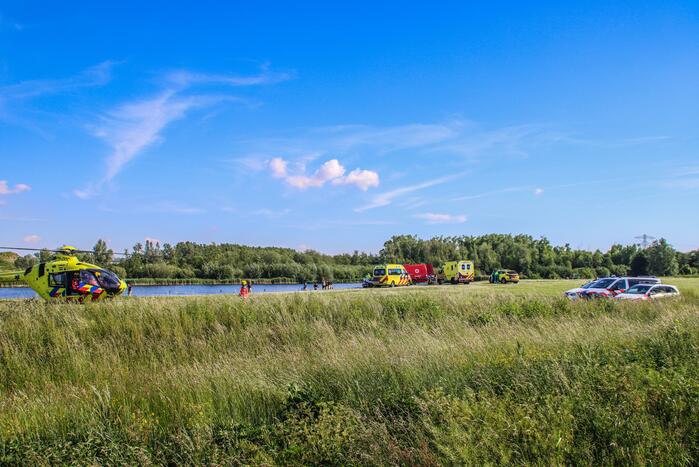 Grote zoekactie naar persoon te water