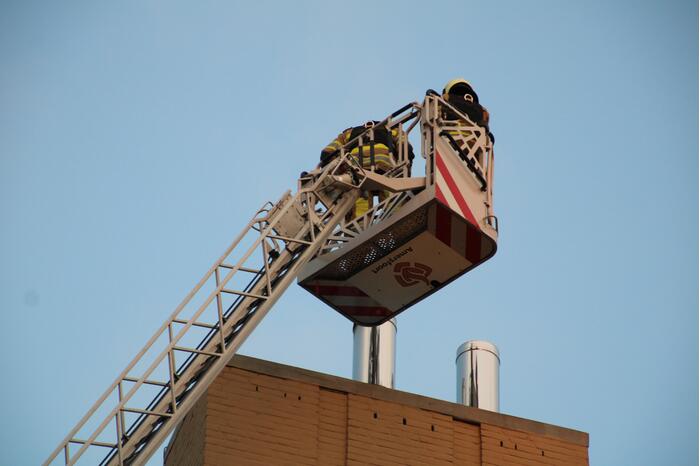 Onderzoek naar brandlucht in afzuiginstallatie