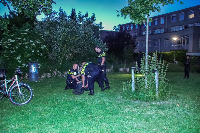 Persoon aangehouden na melding schietpartij