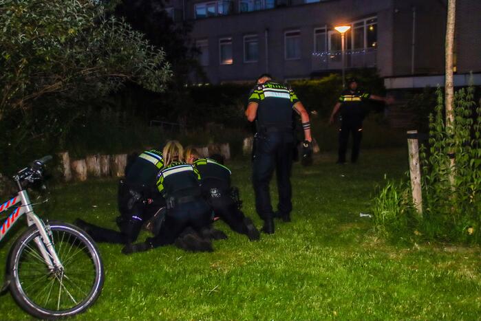 Persoon aangehouden na melding schietpartij