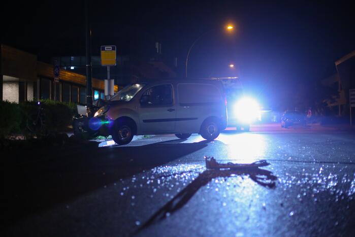 Bestuurder van bestelbus aangehouden na ongeval