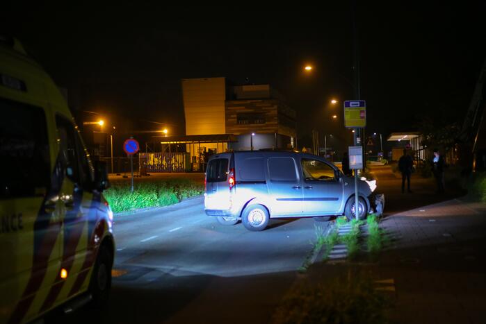 Bestuurder van bestelbus aangehouden na ongeval