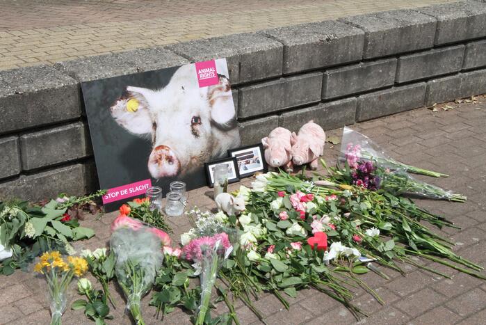 Wake voor omgekomen varkens bij brand