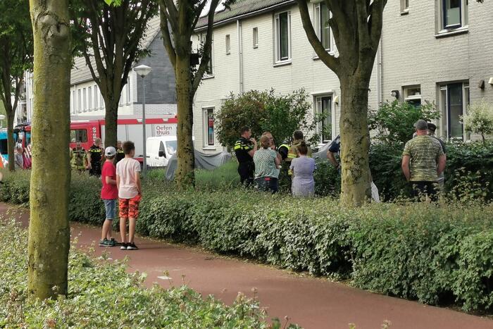 Man ernstig gewond door steekvlam van barbecue