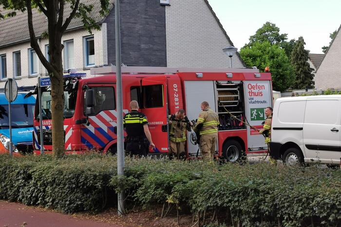 Man ernstig gewond door steekvlam van barbecue