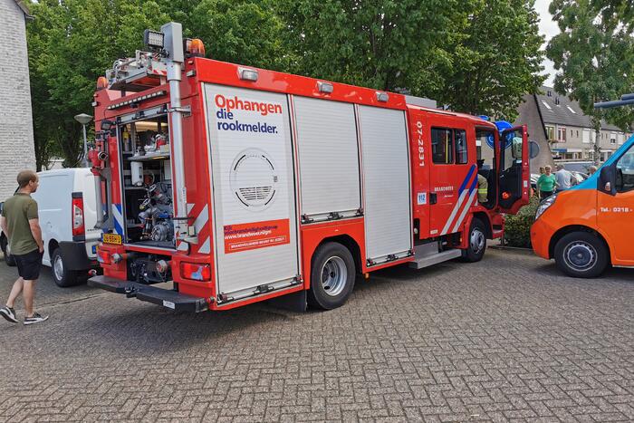 Man ernstig gewond door steekvlam van barbecue