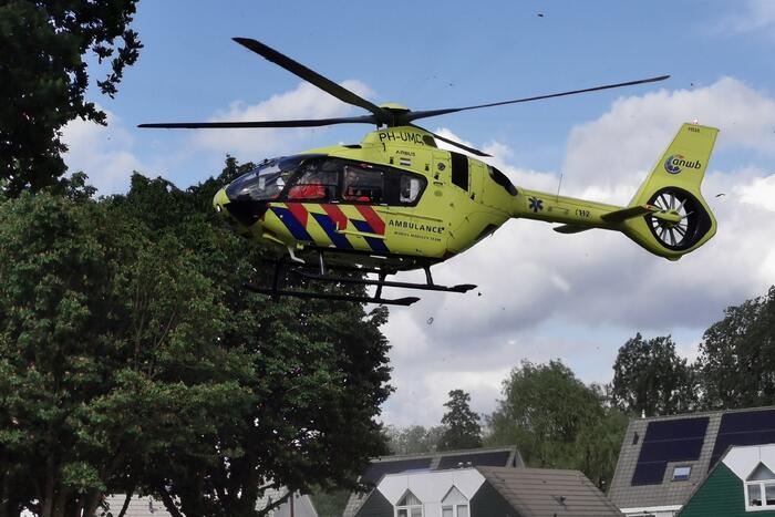 Man ernstig gewond door steekvlam van barbecue