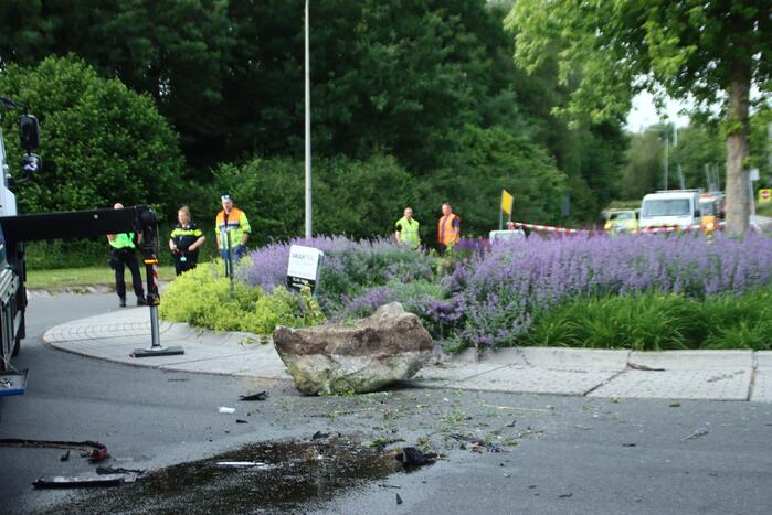Gestolen Audi crasht na achtervolging