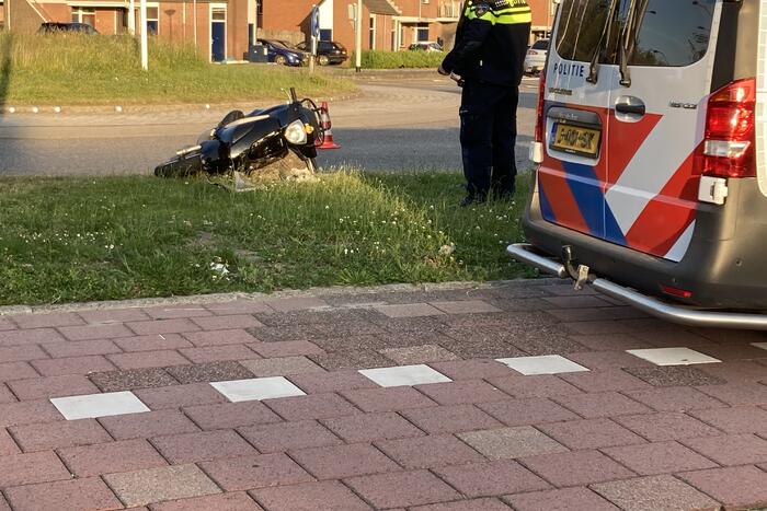 Scooterrijder gewond na valpartij