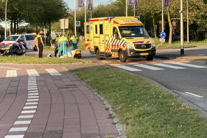Scooterrijder gewond na valpartij