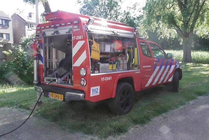 Brandweer onderzoek naar gaslek