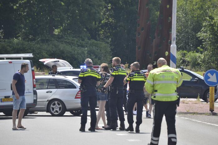 Verkeersruzie eindigt in ongeval met meerdere voertuigen