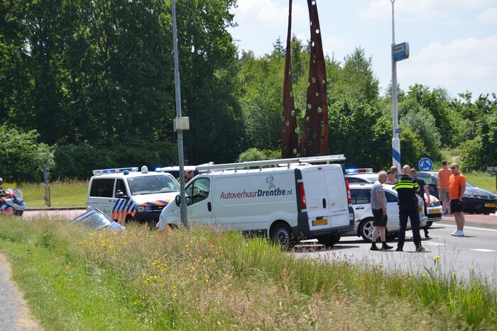 Verkeersruzie eindigt in ongeval met meerdere voertuigen