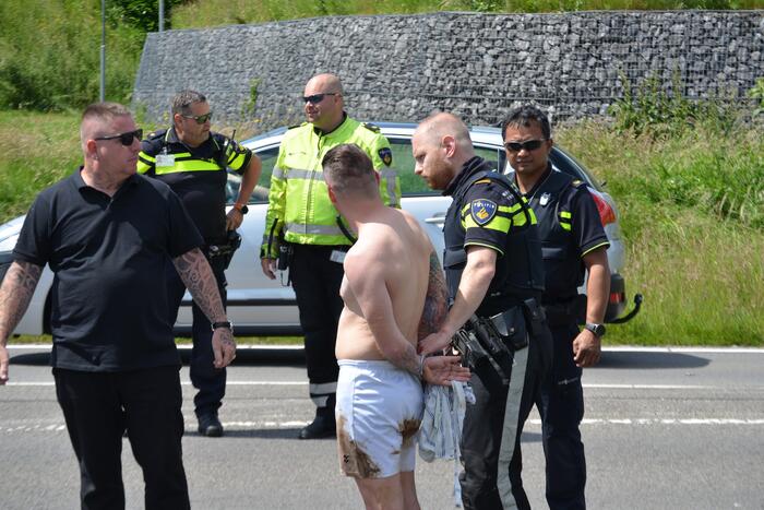 Verkeersruzie eindigt in ongeval met meerdere voertuigen