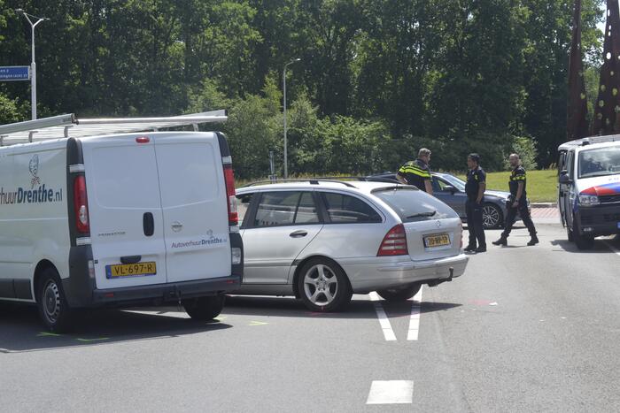 Verkeersruzie eindigt in ongeval met meerdere voertuigen