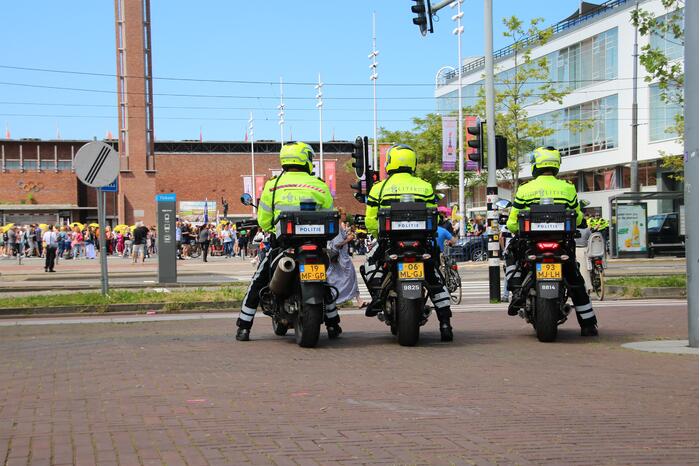 Demonstratie Walk of Freedom door stad
