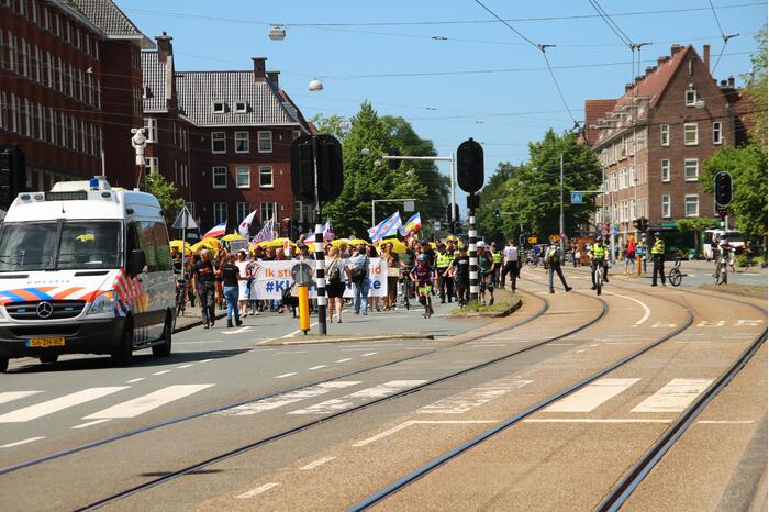 Demonstratie Walk of Freedom door stad