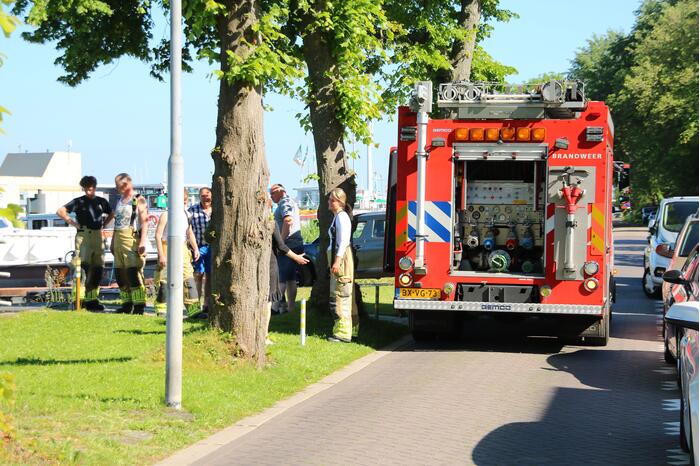 Brandwonden nadat gas barbecue vlam vat