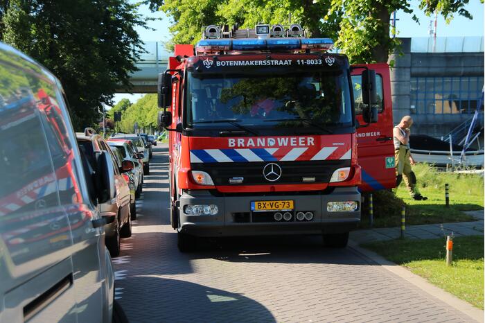 Brandwonden nadat gas barbecue vlam vat