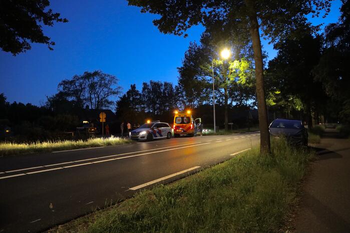 Botsing tussen scooterrijder en personenauto