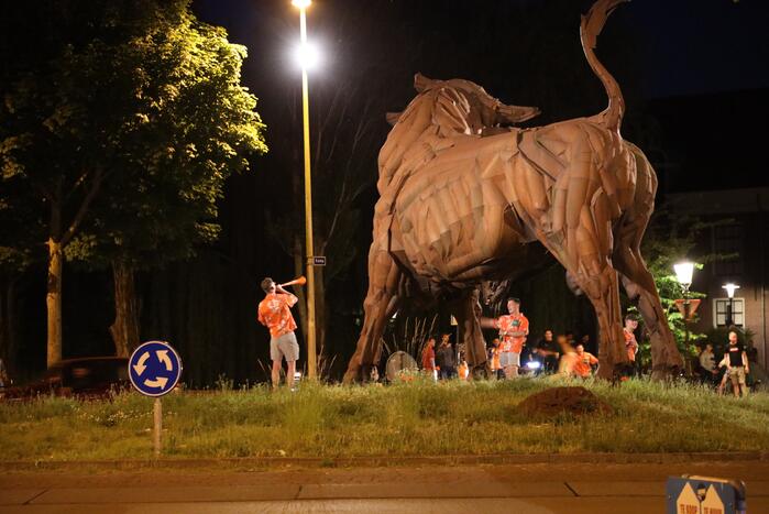 Onrustige nacht bij de Stier door EK voetbal