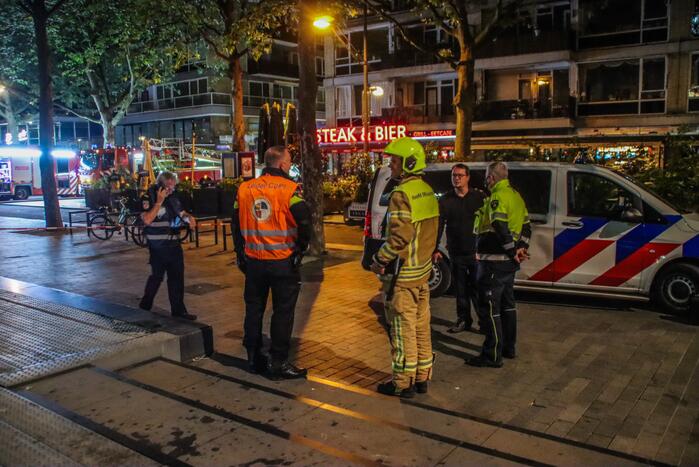 Flat geëvacueerd na zeer grote brand