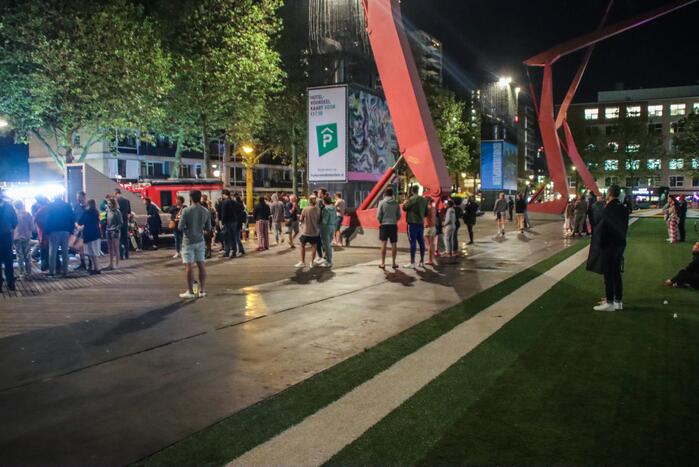 Flat geëvacueerd na zeer grote brand