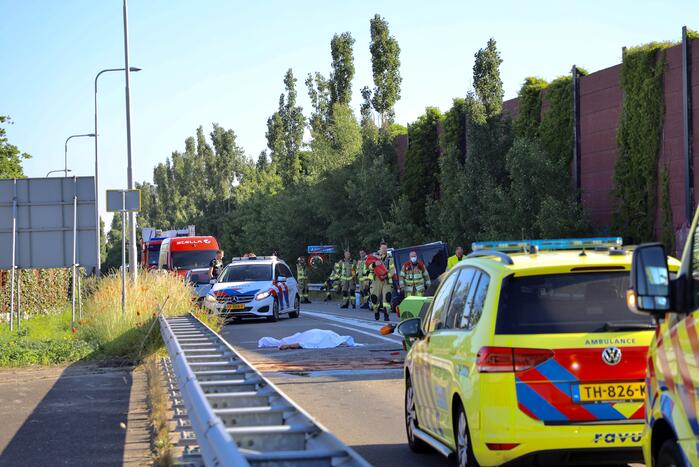 Persoon overleden bij ernstig ongeval