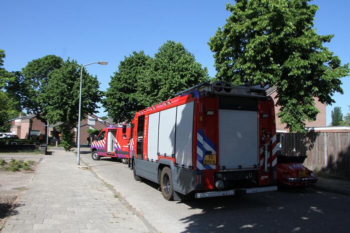 Gasleiding geraakt tijdens graafwerkzaamheden